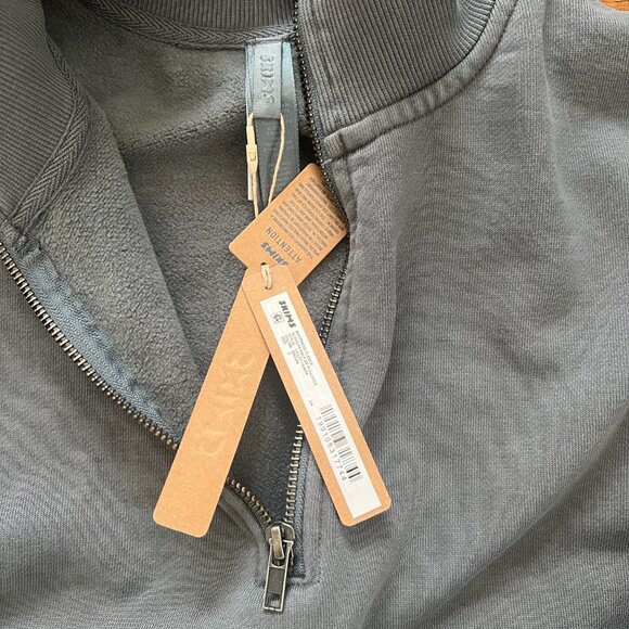 NWT SKIMS Boyfriend Fleece Oversized Sweat Set - Zircon - Size Small - Picture 10 of 11